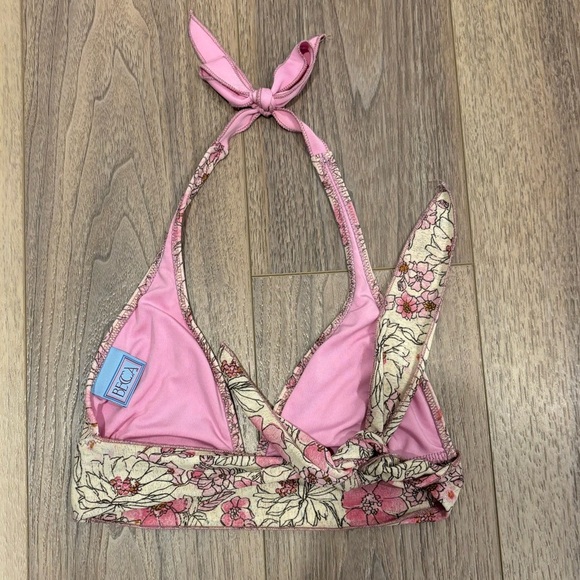 BECCA Floral Triangle Bikini Top - Picture 2 of 3